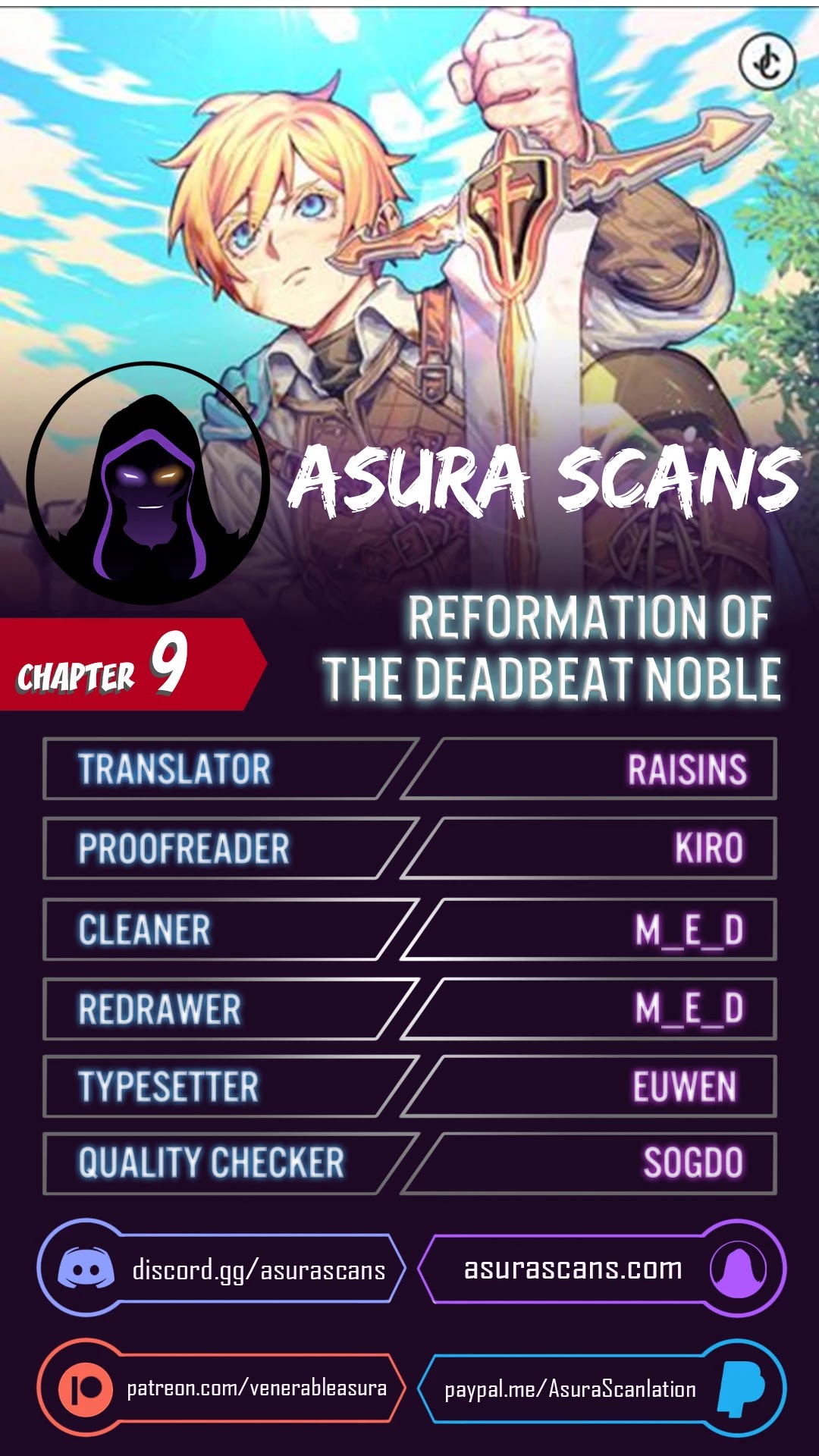 Reformation of the Deadbeat Noble Chapter 9 page 1 - Chapter 9