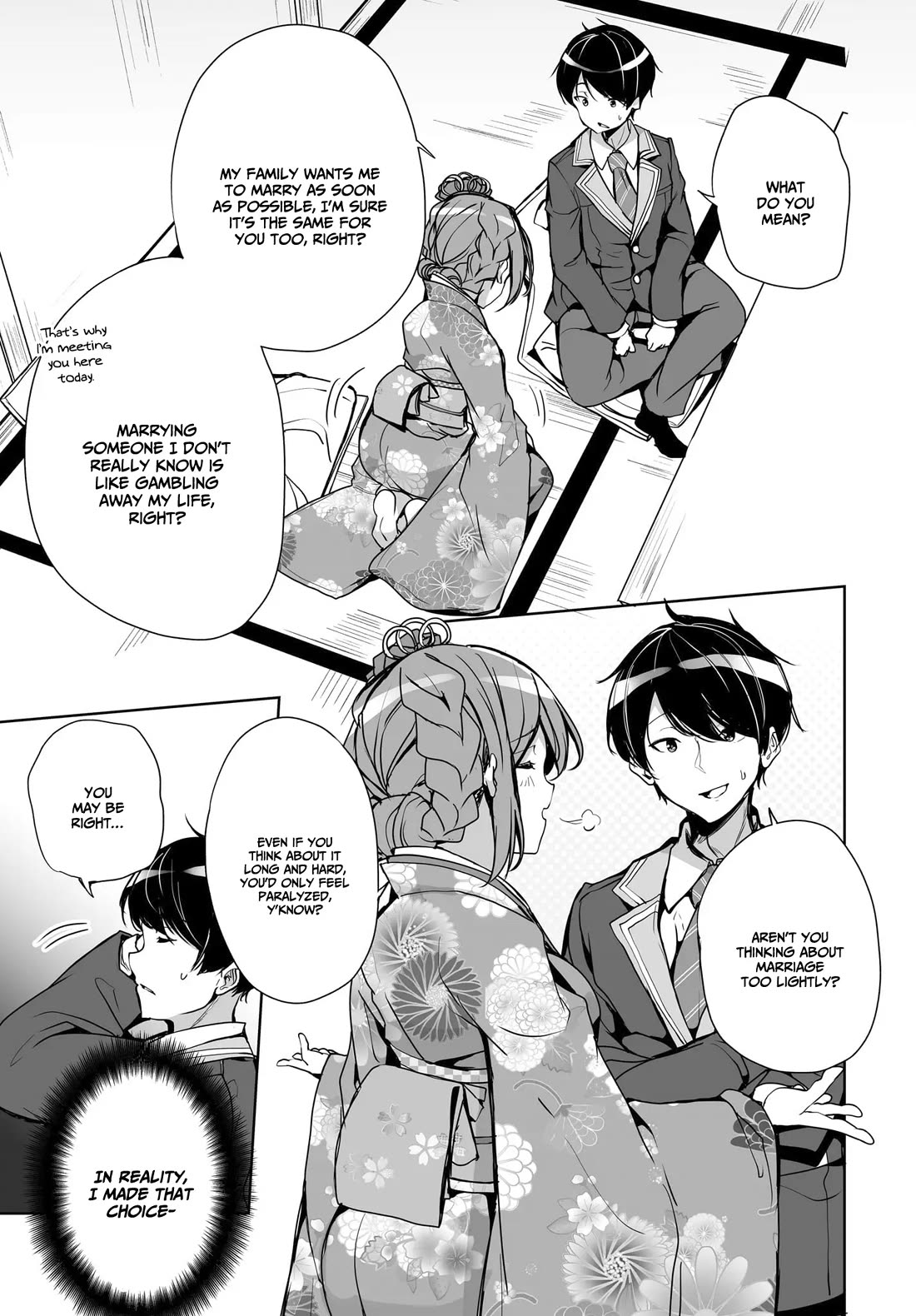 Regarding my Married Life with a Childhood Friend Whom I Thought Was a Boy Going Way Too Smoothly Chapter 1 page 32 - Chapter 1