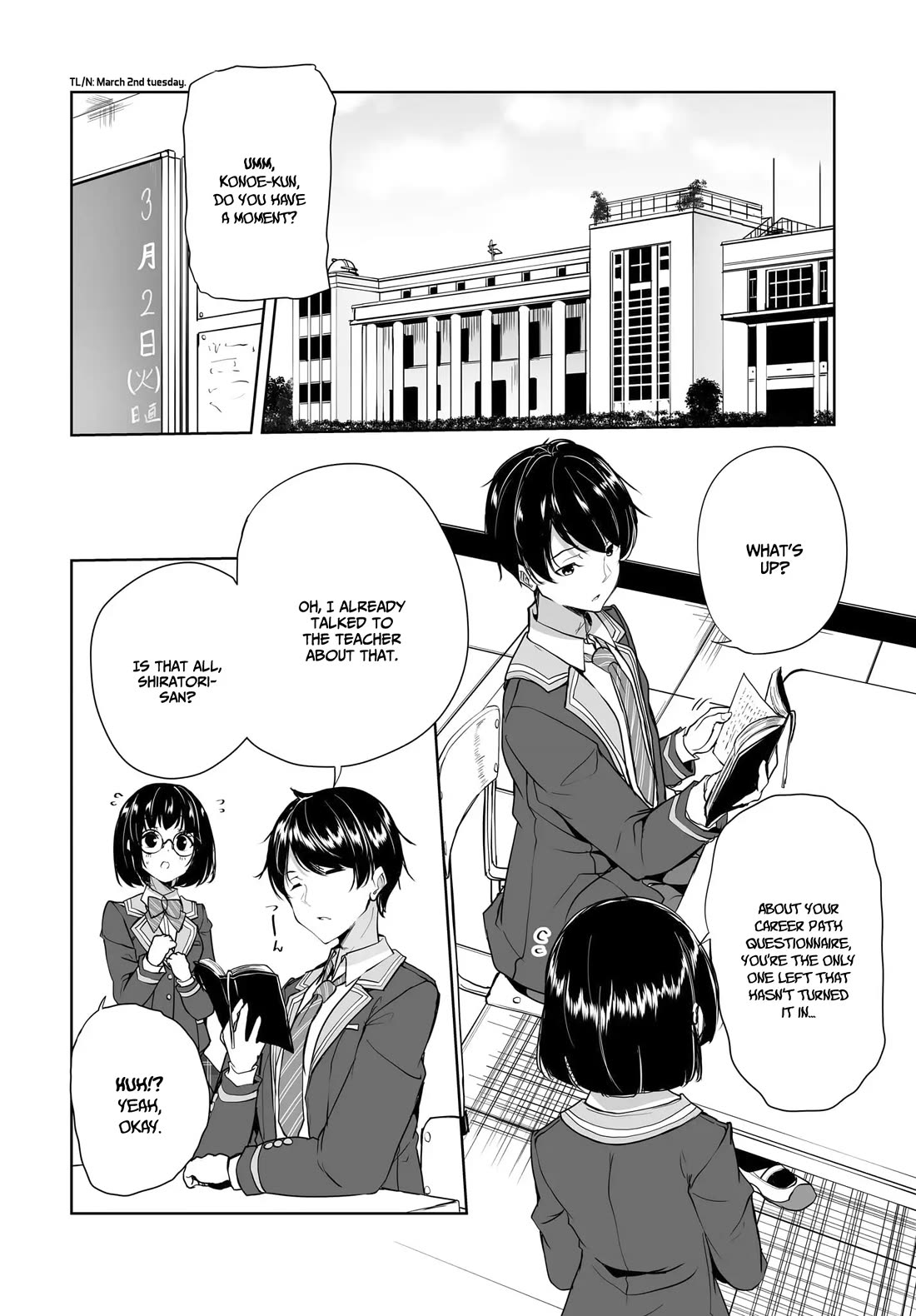 Regarding my Married Life with a Childhood Friend Whom I Thought Was a Boy Going Way Too Smoothly Chapter 1 page 9 - Chapter 1