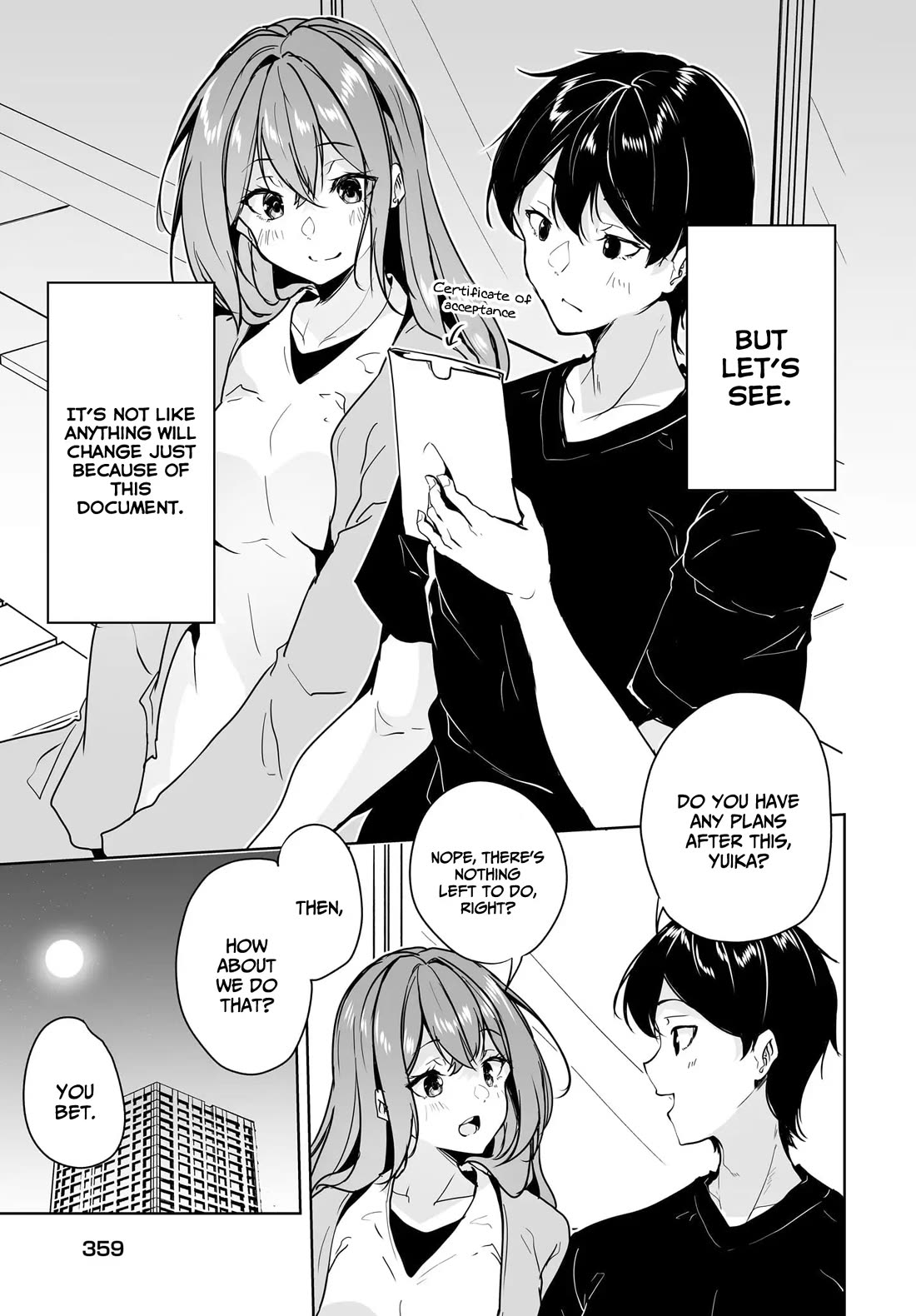 Regarding my Married Life with a Childhood Friend Whom I Thought Was a Boy Going Way Too Smoothly Chapter 10 page 34 - Chapter 10
