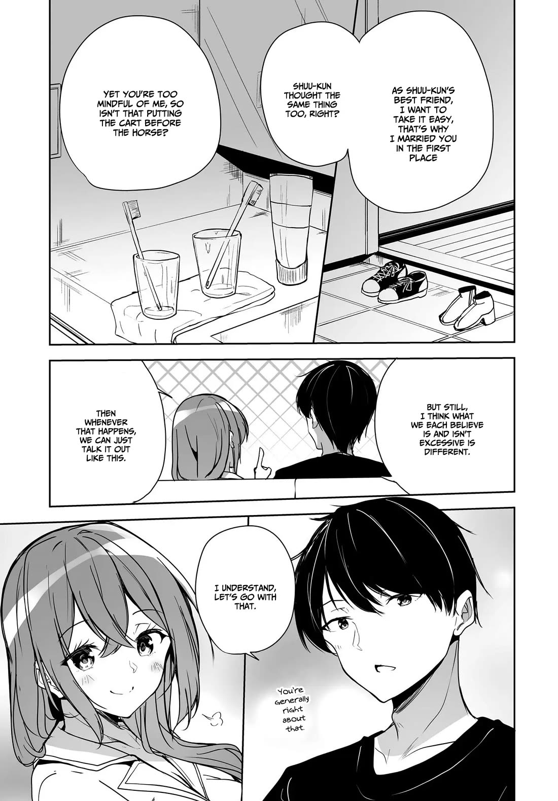 Regarding my Married Life with a Childhood Friend Whom I Thought Was a Boy Going Way Too Smoothly Chapter 2 page 22 - Chapter 2