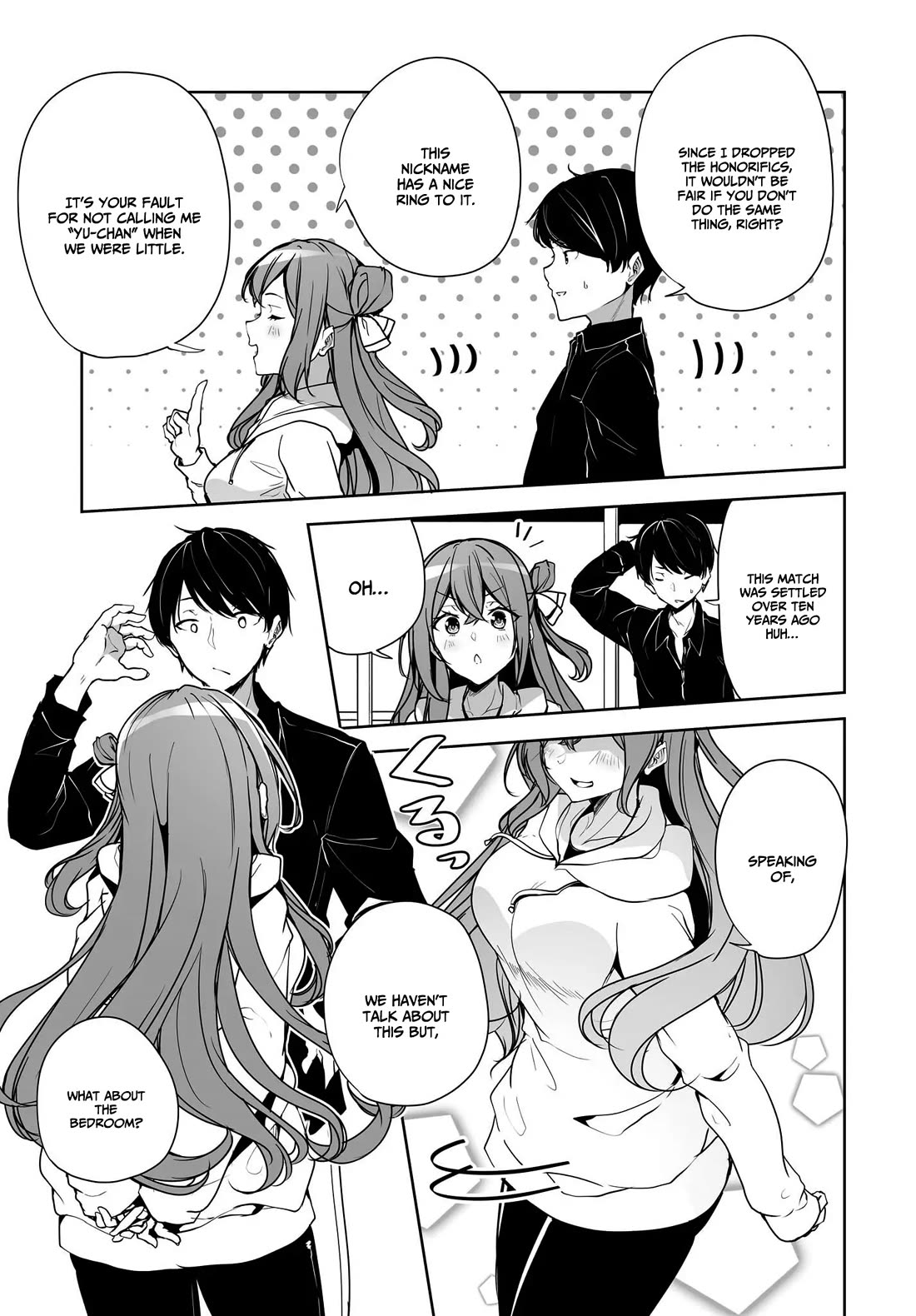 Regarding my Married Life with a Childhood Friend Whom I Thought Was a Boy Going Way Too Smoothly Chapter 2 page 4 - Chapter 2