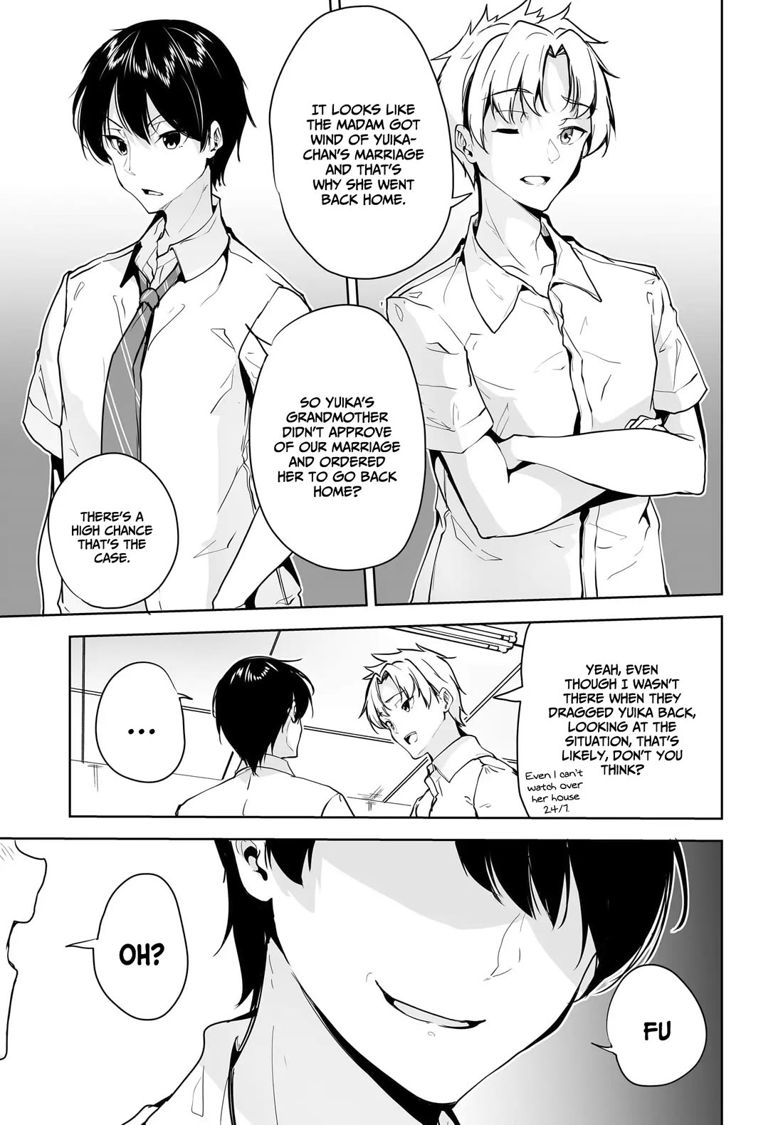 Regarding my Married Life with a Childhood Friend Whom I Thought Was a Boy Going Way Too Smoothly Chapter 9 page 14 - Chapter 9