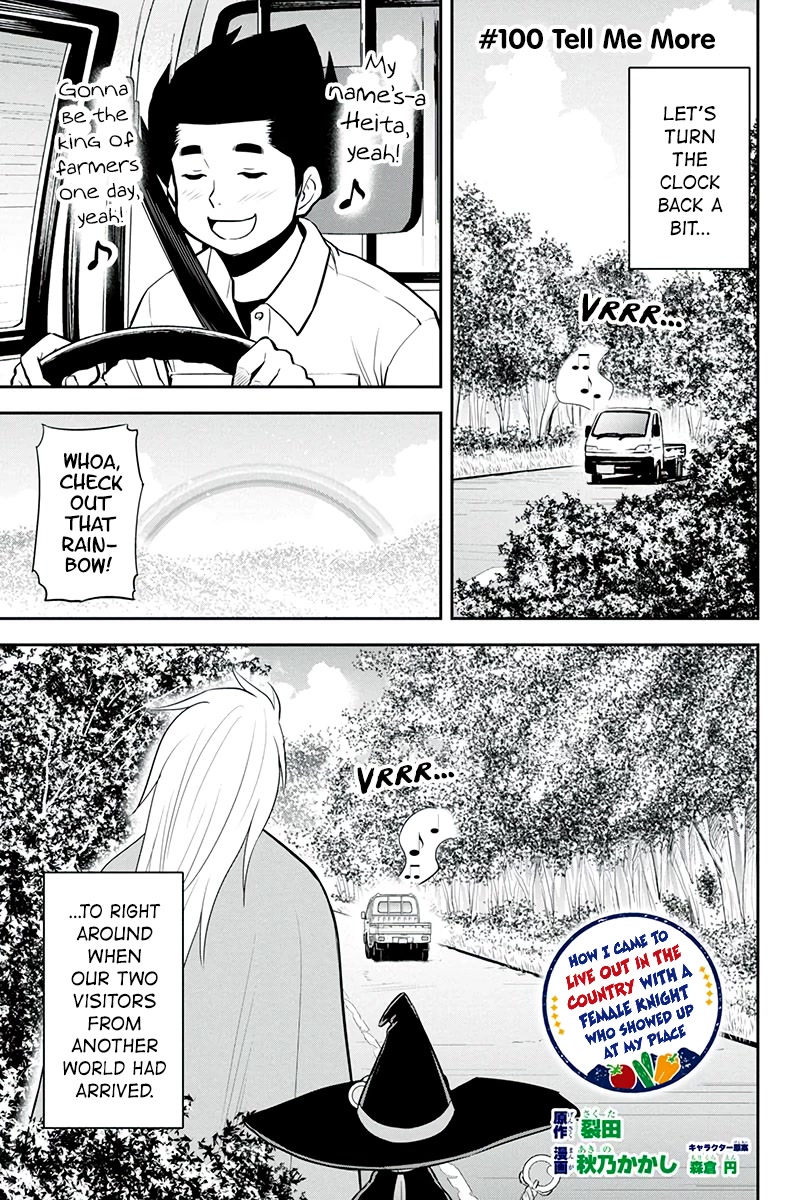 Regarding That We Decided to Live in the Countryside With The Female Knight Who Came to Us Chapter 100 page 1 - Chapter 100: Tell Me More