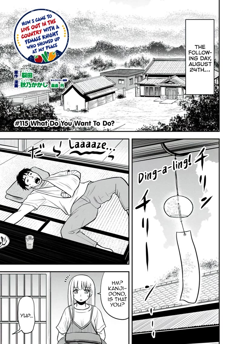 Regarding That We Decided to Live in the Countryside With The Female Knight Who Came to Us Chapter 115 page 1 - Chapter 115: What Do You Want To Do?