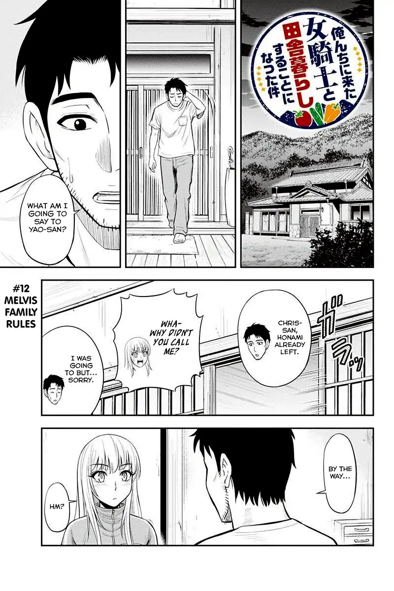 Regarding That We Decided to Live in the Countryside With The Female Knight Who Came to Us Chapter 12 page 1 - Chapter 12: Melvis Family Rules