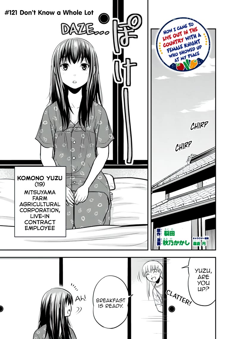 Regarding That We Decided to Live in the Countryside With The Female Knight Who Came to Us Chapter 121 page 1 - Chapter 121: Don't Know a Whole Lot