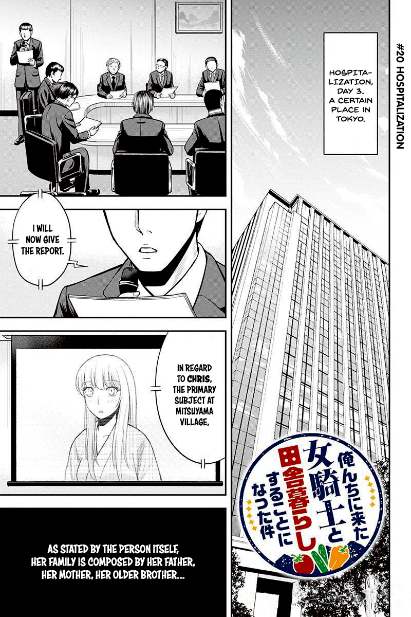 Regarding That We Decided to Live in the Countryside With The Female Knight Who Came to Us Chapter 20 page 1 - Chapter 20: Hospitalization
