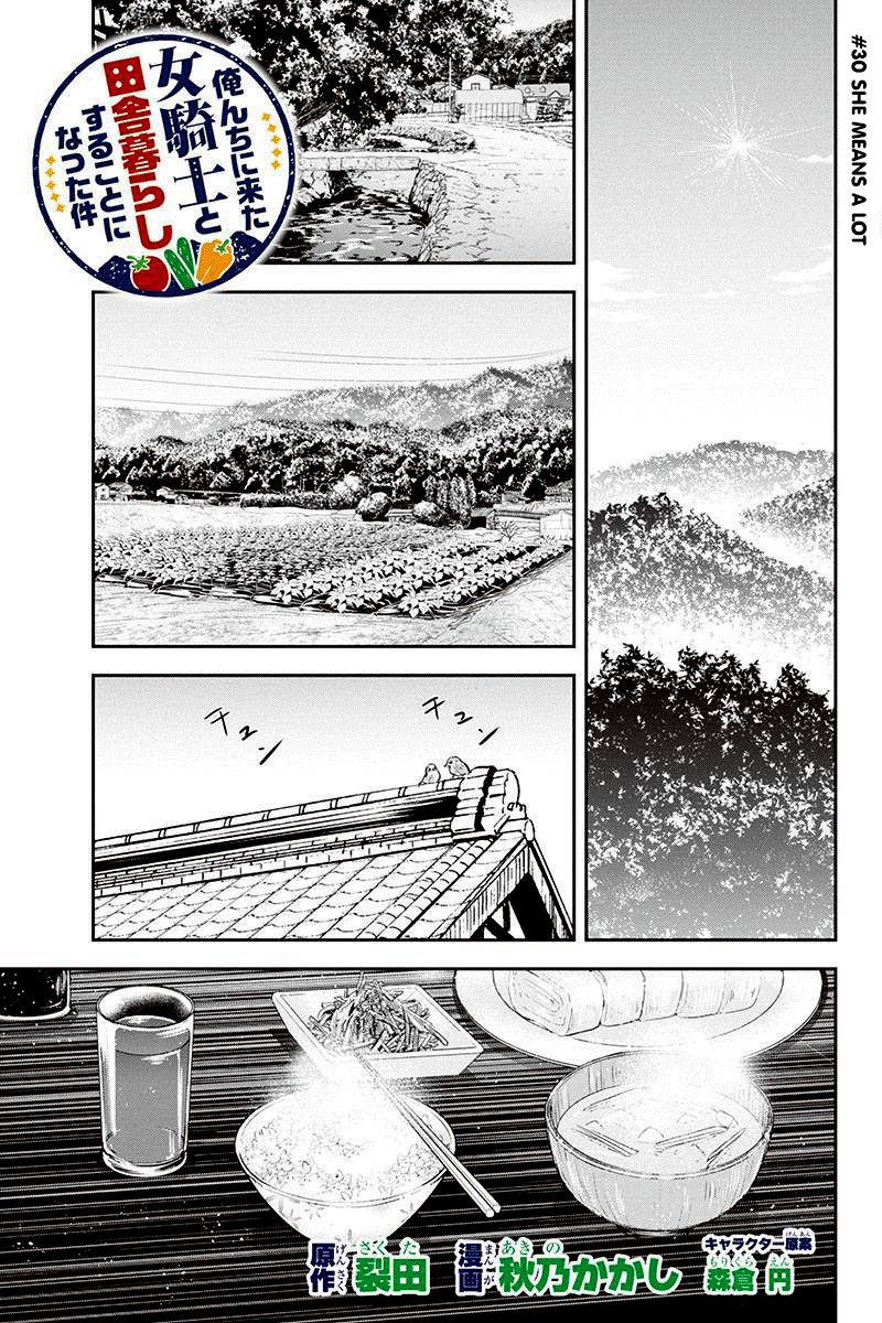 Regarding That We Decided to Live in the Countryside With The Female Knight Who Came to Us Chapter 30 page 1 - Chapter 30: She means a lot