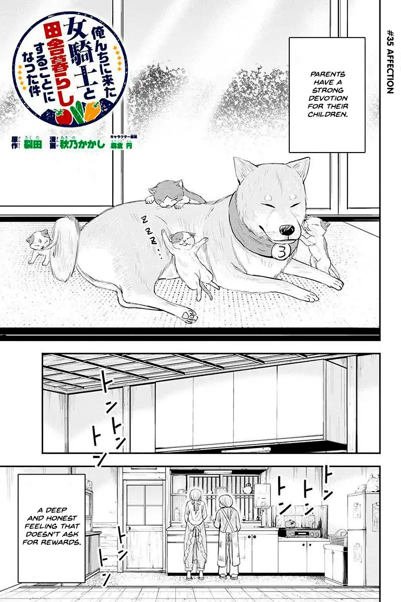 Regarding That We Decided to Live in the Countryside With The Female Knight Who Came to Us Chapter 35 page 1 - Chapter 35: Affection