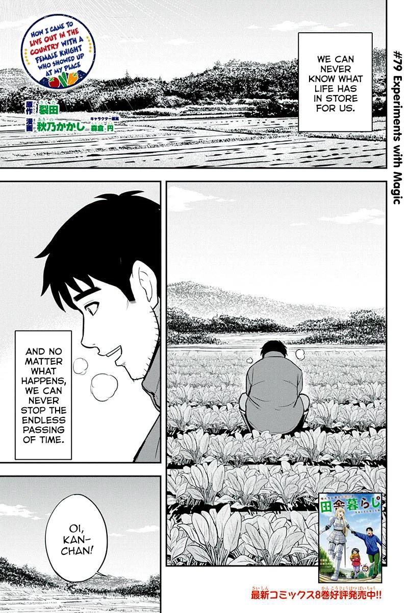 Regarding That We Decided to Live in the Countryside With The Female Knight Who Came to Us Chapter 79 page 1 - Chapter 79: Experiments with Magic