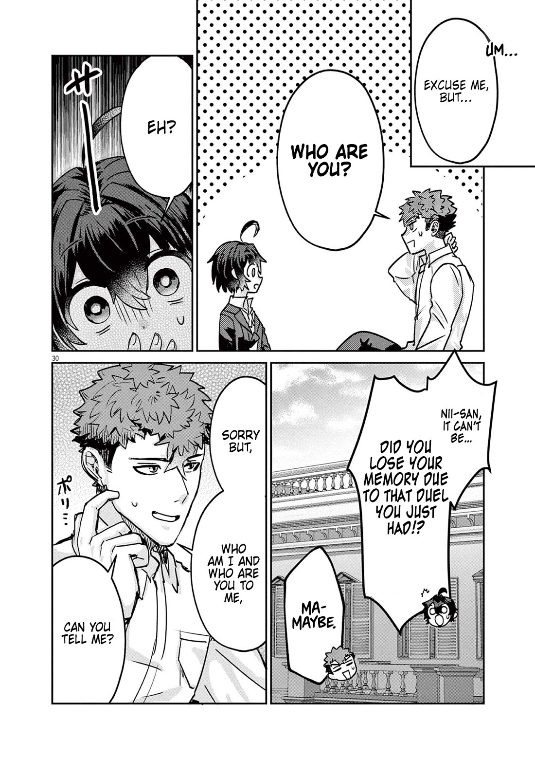 Regarding the Destruction of the Destruction Flag as a Result of a Nichiasa-Loving Otaku Being Reincarnated as a Villainous Student. Chapter 1 page 29 - Chapter 1: Crossing Worlds, I Have Arrived!
