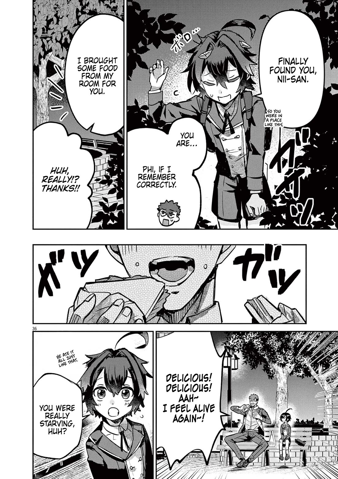 Regarding the Destruction of the Destruction Flag as a Result of a Nichiasa-Loving Otaku Being Reincarnated as a Villainous Student. Chapter 1 page 35 - Chapter 1: Crossing Worlds, I Have Arrived!