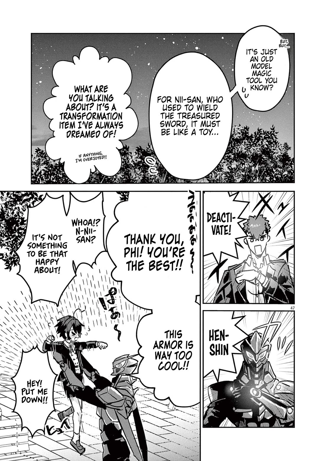 Regarding the Destruction of the Destruction Flag as a Result of a Nichiasa-Loving Otaku Being Reincarnated as a Villainous Student. Chapter 1 page 46 - Chapter 1: Crossing Worlds, I Have Arrived!