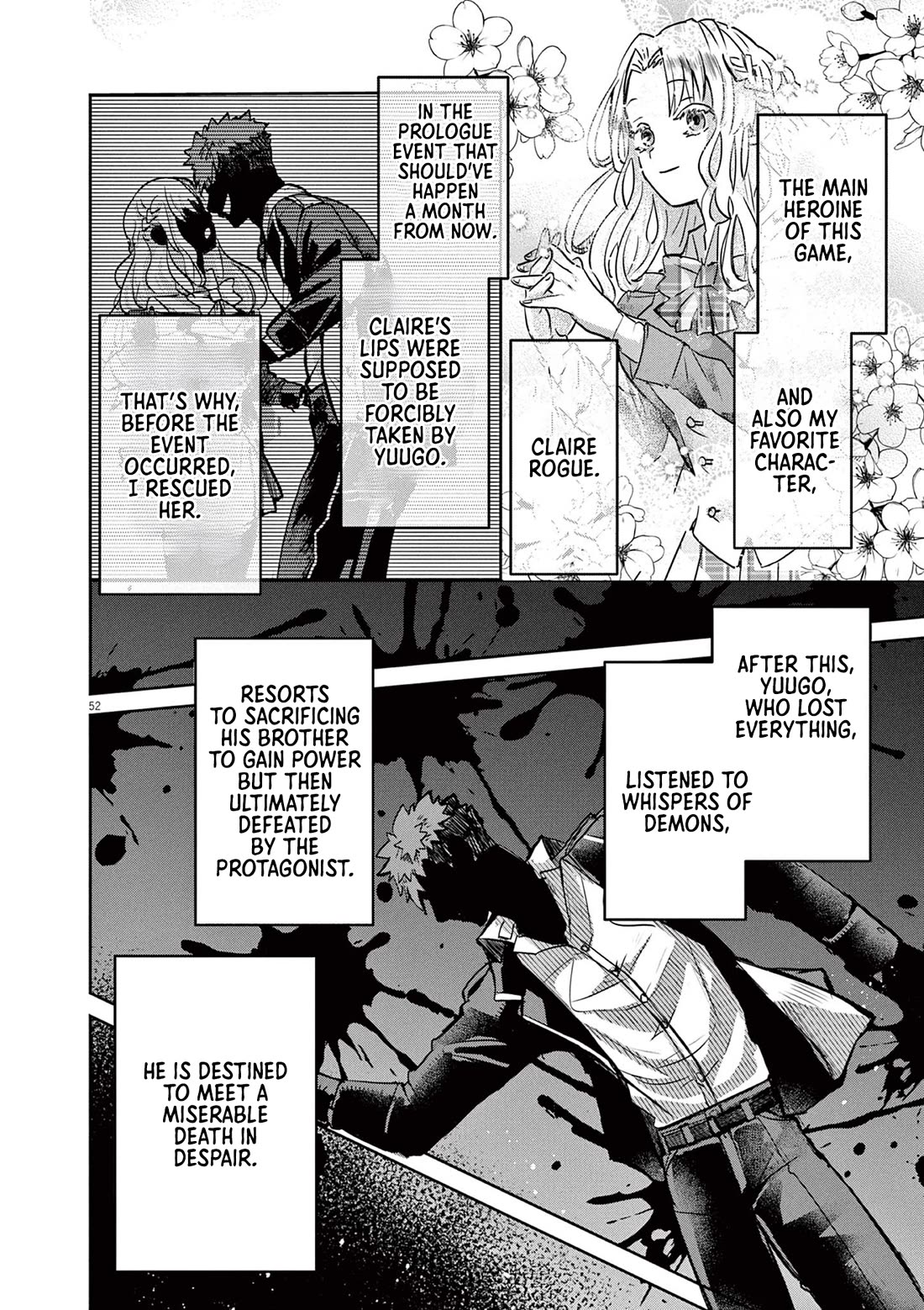 Regarding the Destruction of the Destruction Flag as a Result of a Nichiasa-Loving Otaku Being Reincarnated as a Villainous Student. Chapter 1 page 51 - Chapter 1: Crossing Worlds, I Have Arrived!