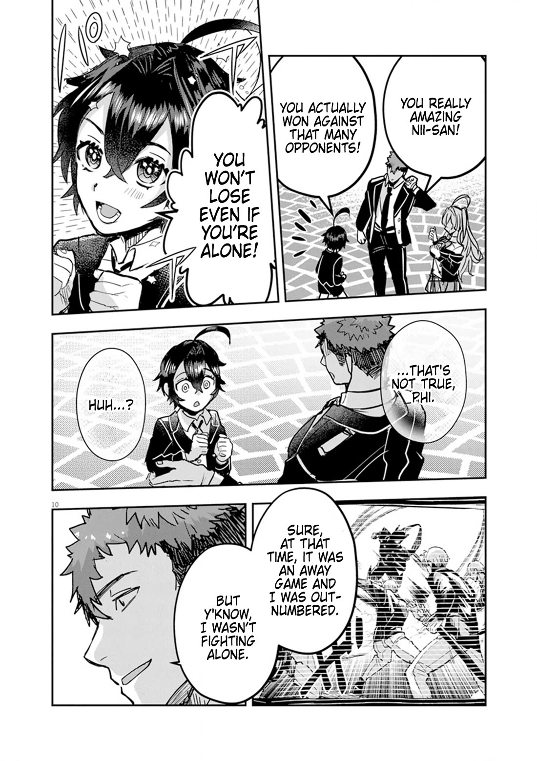 Regarding the Destruction of the Destruction Flag as a Result of a Nichiasa-Loving Otaku Being Reincarnated as a Villainous Student. Chapter 10 page 10 - Chapter 10: The Heroine that's not Controlled