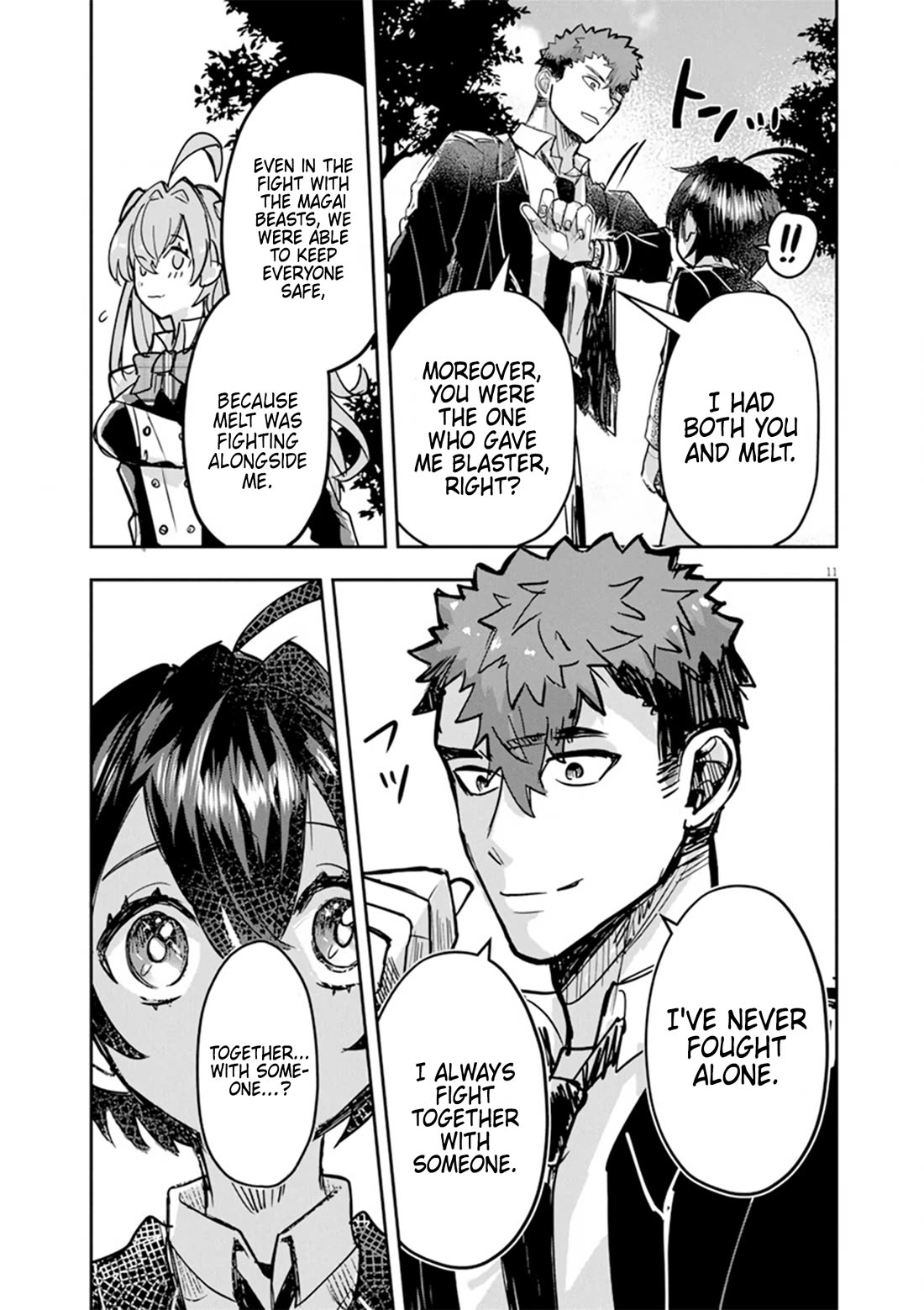 Regarding the Destruction of the Destruction Flag as a Result of a Nichiasa-Loving Otaku Being Reincarnated as a Villainous Student. Chapter 10 page 11 - Chapter 10: The Heroine that's not Controlled