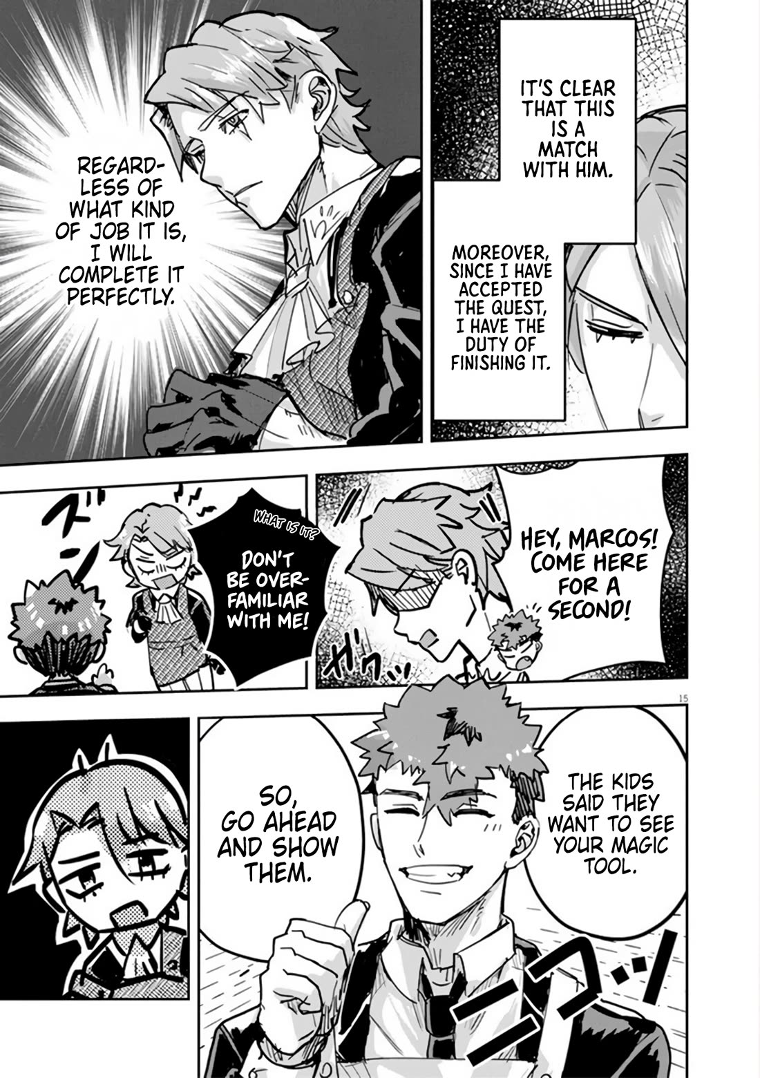 Regarding the Destruction of the Destruction Flag as a Result of a Nichiasa-Loving Otaku Being Reincarnated as a Villainous Student. Chapter 11 page 15 - Chapter 11: Good Morning, Crab Noble!