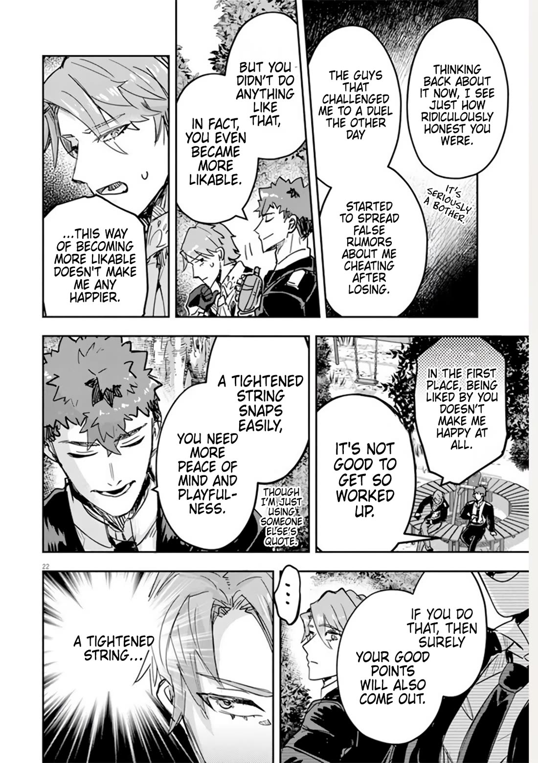 Regarding the Destruction of the Destruction Flag as a Result of a Nichiasa-Loving Otaku Being Reincarnated as a Villainous Student. Chapter 11 page 22 - Chapter 11: Good Morning, Crab Noble!