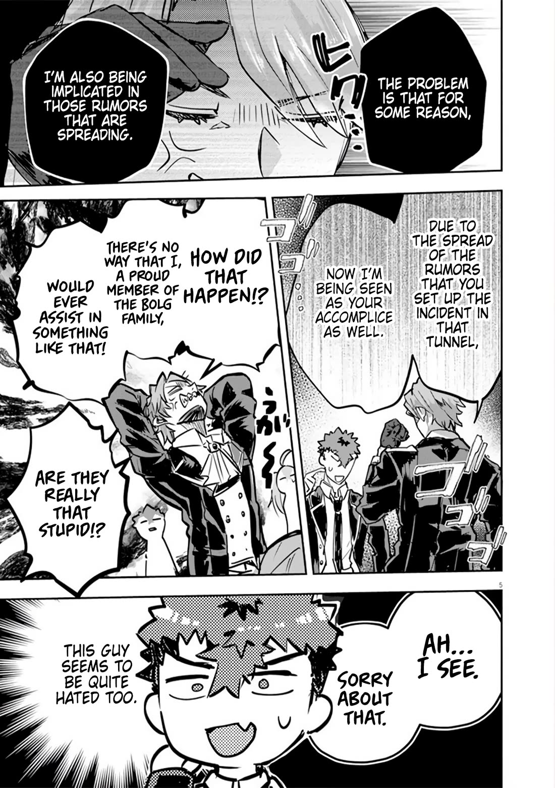 Regarding the Destruction of the Destruction Flag as a Result of a Nichiasa-Loving Otaku Being Reincarnated as a Villainous Student. Chapter 11 page 5 - Chapter 11: Good Morning, Crab Noble!