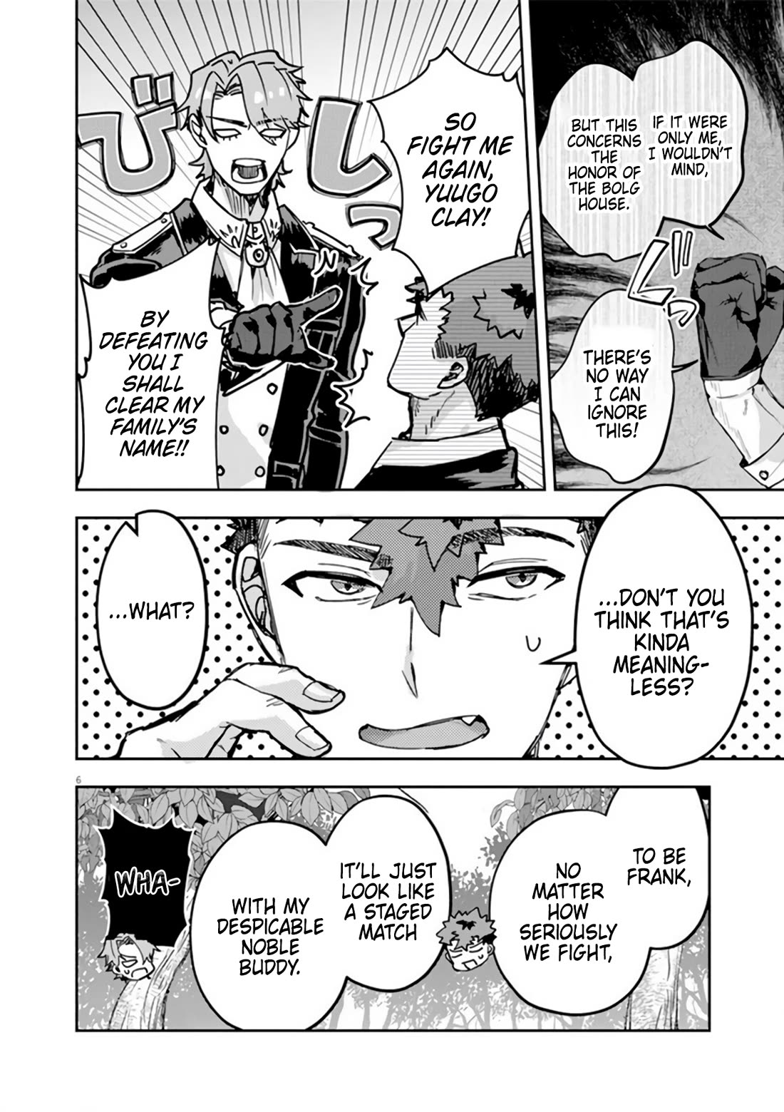 Regarding the Destruction of the Destruction Flag as a Result of a Nichiasa-Loving Otaku Being Reincarnated as a Villainous Student. Chapter 11 page 6 - Chapter 11: Good Morning, Crab Noble!