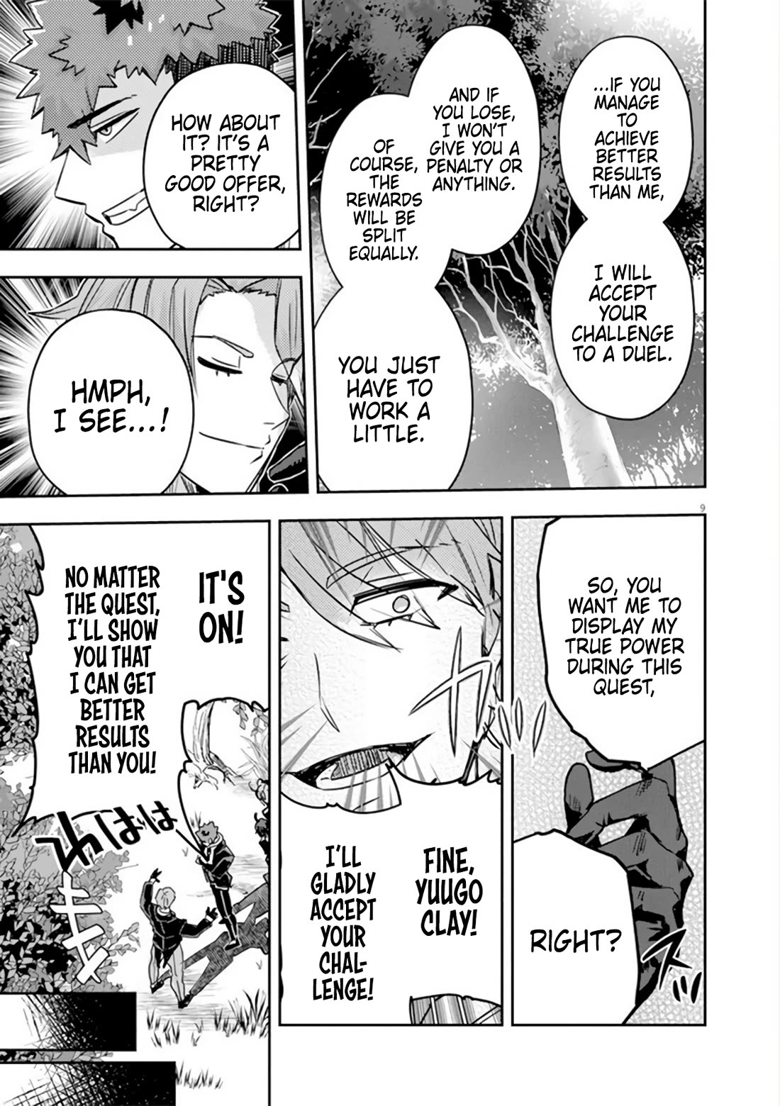 Regarding the Destruction of the Destruction Flag as a Result of a Nichiasa-Loving Otaku Being Reincarnated as a Villainous Student. Chapter 11 page 9 - Chapter 11: Good Morning, Crab Noble!