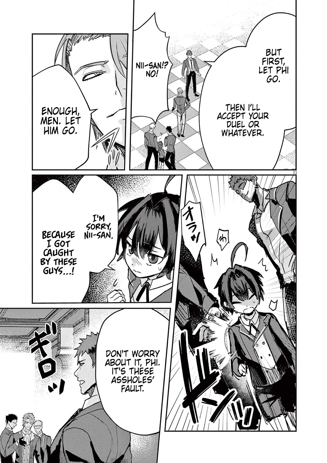 Regarding the Destruction of the Destruction Flag as a Result of a Nichiasa-Loving Otaku Being Reincarnated as a Villainous Student. Chapter 2 page 12 - Chapter 2: Duel