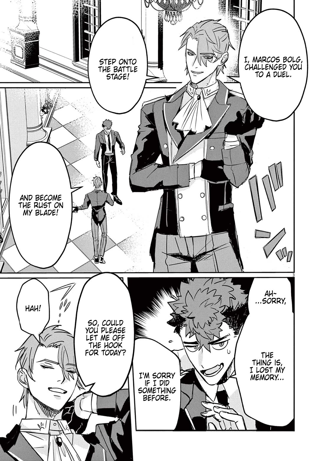 Regarding the Destruction of the Destruction Flag as a Result of a Nichiasa-Loving Otaku Being Reincarnated as a Villainous Student. Chapter 2 page 4 - Chapter 2: Duel