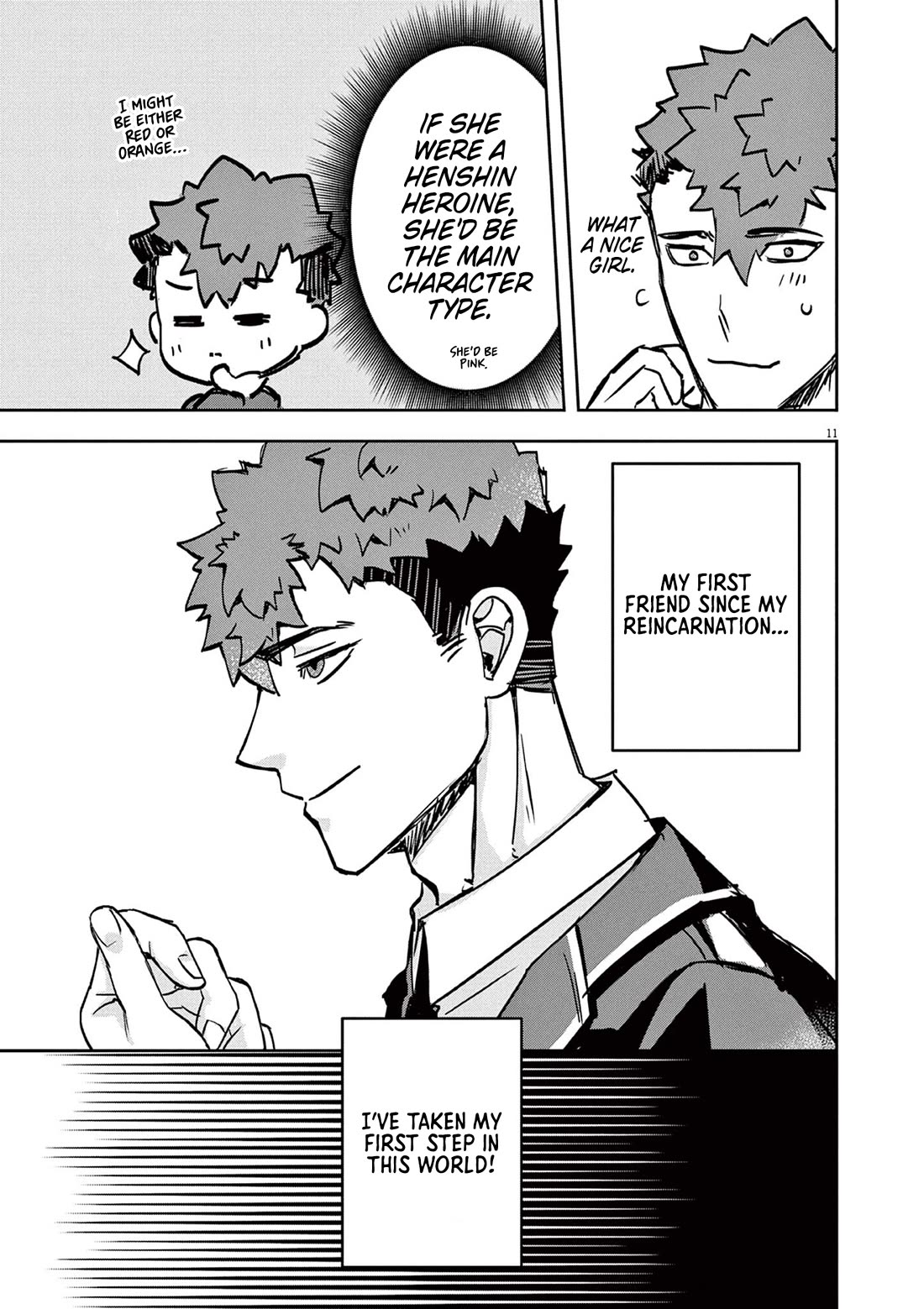 Regarding the Destruction of the Destruction Flag as a Result of a Nichiasa-Loving Otaku Being Reincarnated as a Villainous Student. Chapter 4 page 11 - Chapter 4: Melt Epee's Radiant Smile!