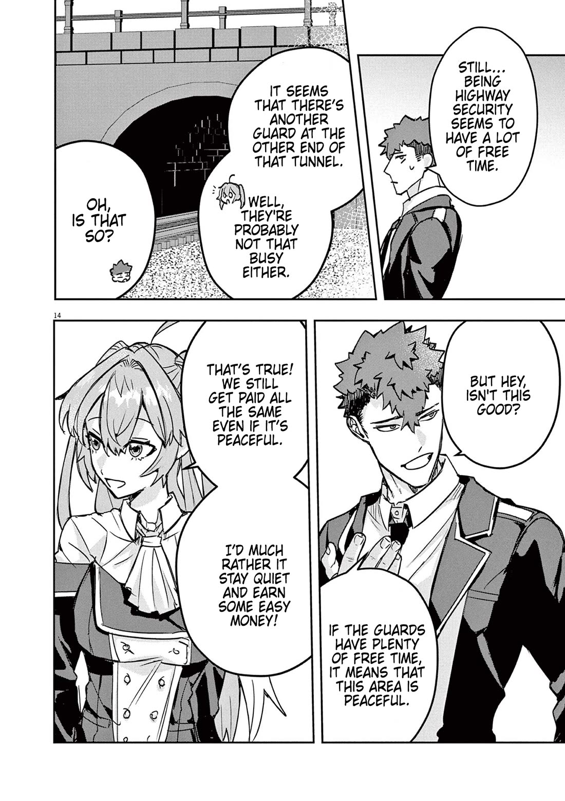Regarding the Destruction of the Destruction Flag as a Result of a Nichiasa-Loving Otaku Being Reincarnated as a Villainous Student. Chapter 4 page 14 - Chapter 4: Melt Epee's Radiant Smile!