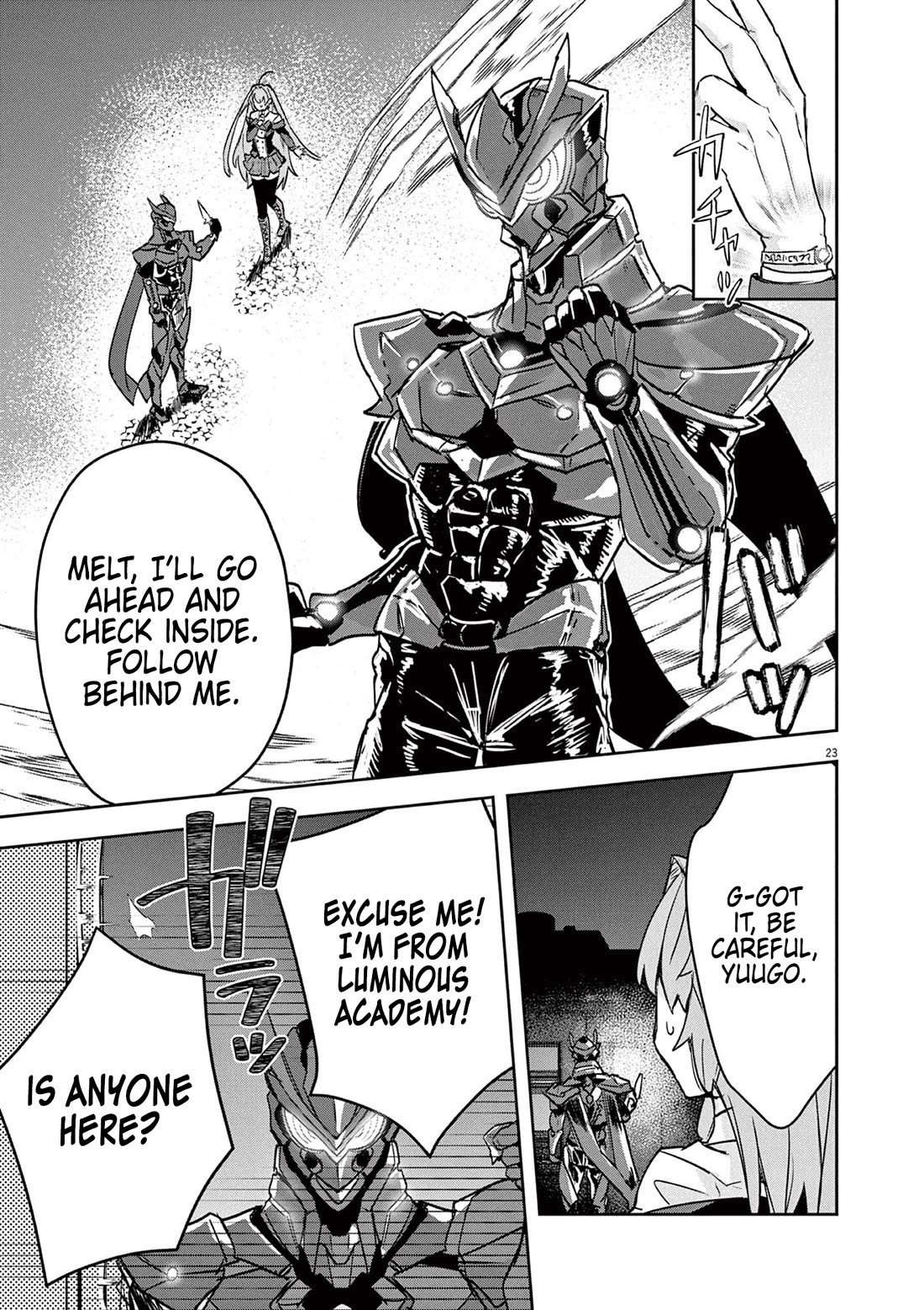 Regarding the Destruction of the Destruction Flag as a Result of a Nichiasa-Loving Otaku Being Reincarnated as a Villainous Student. Chapter 4 page 23 - Chapter 4: Melt Epee's Radiant Smile!