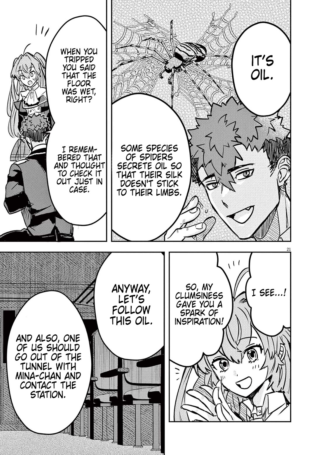 Regarding the Destruction of the Destruction Flag as a Result of a Nichiasa-Loving Otaku Being Reincarnated as a Villainous Student. Chapter 5 page 21 - Chapter 5: Reincarnated Hero, Magical Girl, and Crab Noble