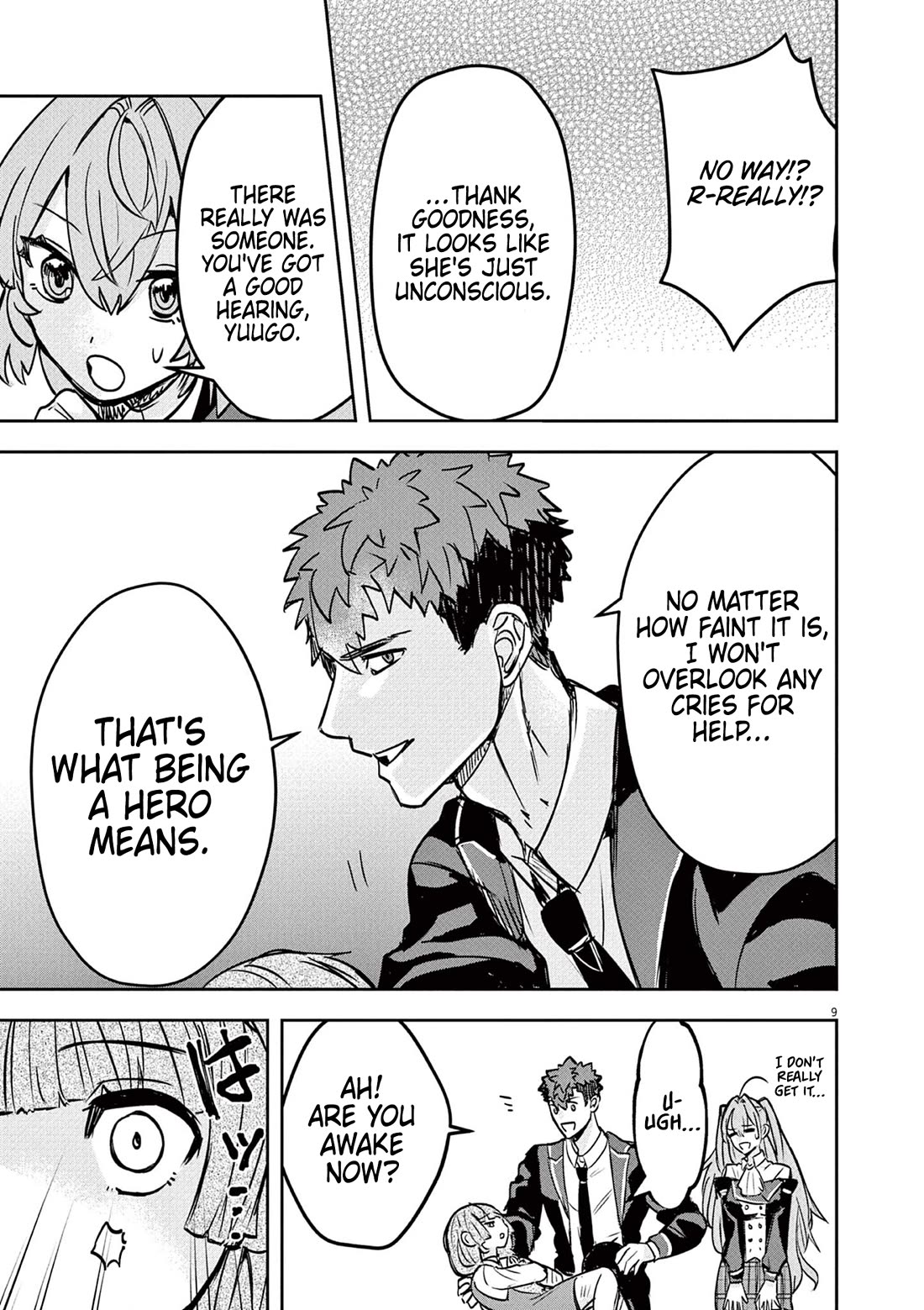 Regarding the Destruction of the Destruction Flag as a Result of a Nichiasa-Loving Otaku Being Reincarnated as a Villainous Student. Chapter 5 page 9 - Chapter 5: Reincarnated Hero, Magical Girl, and Crab Noble