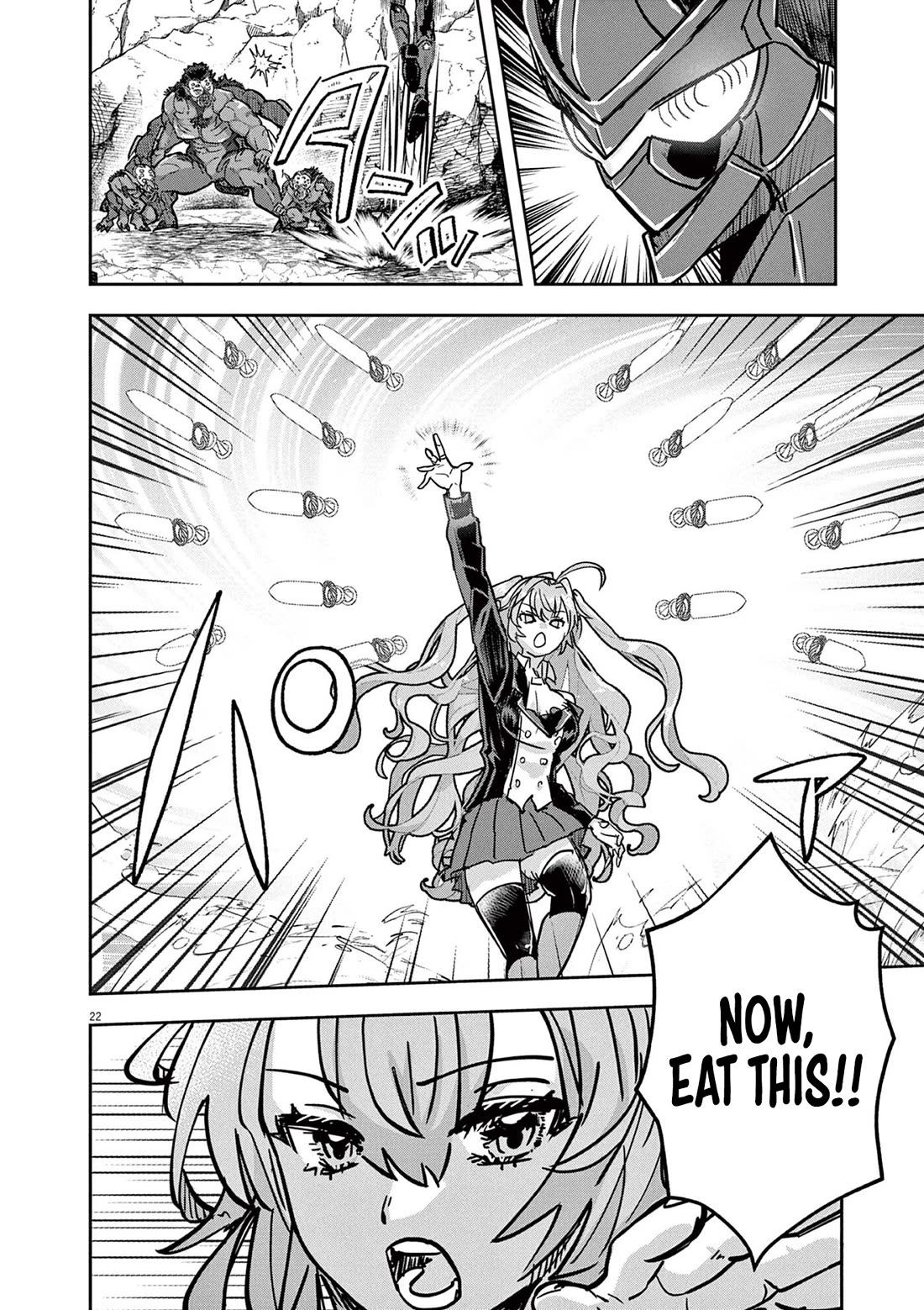 Regarding the Destruction of the Destruction Flag as a Result of a Nichiasa-Loving Otaku Being Reincarnated as a Villainous Student. Chapter 6 page 22 - Chapter 6: Yuugo VS Spider Monster