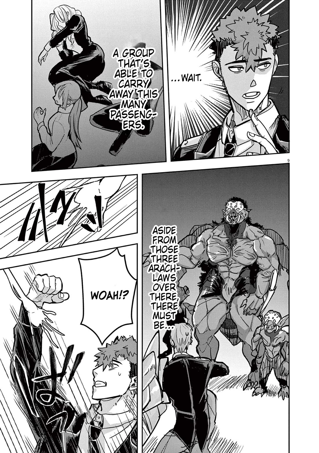 Regarding the Destruction of the Destruction Flag as a Result of a Nichiasa-Loving Otaku Being Reincarnated as a Villainous Student. Chapter 6 page 9 - Chapter 6: Yuugo VS Spider Monster