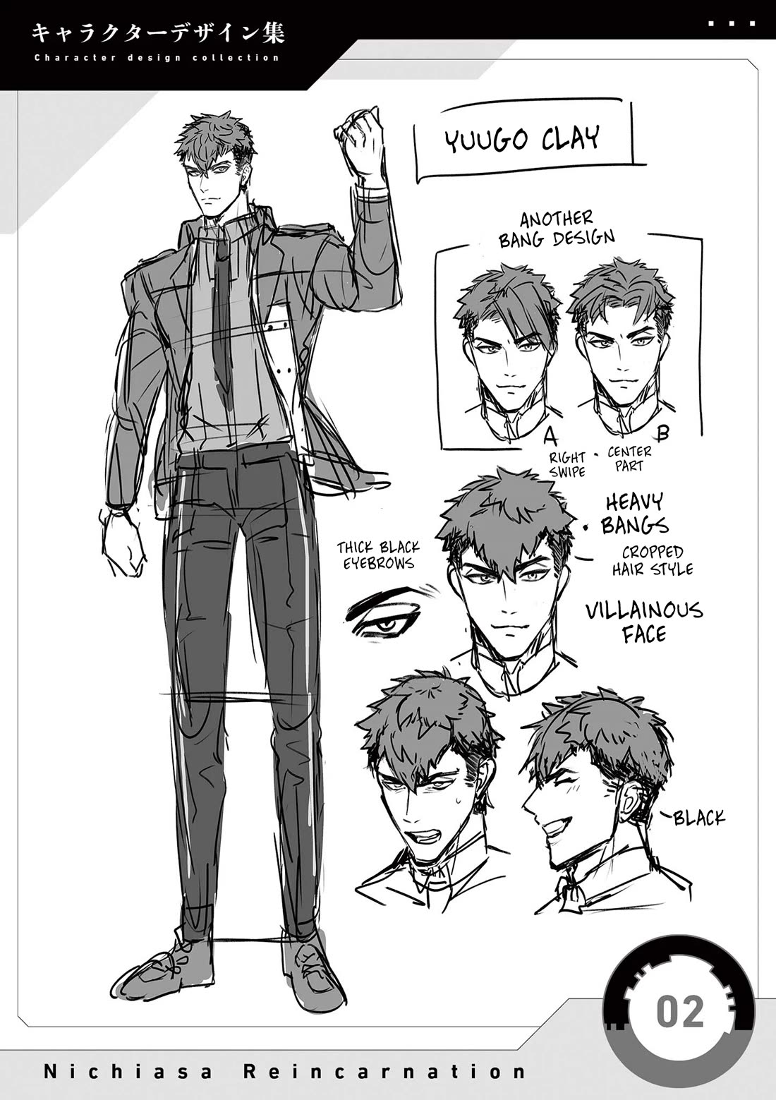 Regarding the Destruction of the Destruction Flag as a Result of a Nichiasa-Loving Otaku Being Reincarnated as a Villainous Student. Chapter 7.5 page 2 - Chapter 7.5: Extra: Character Design Collection