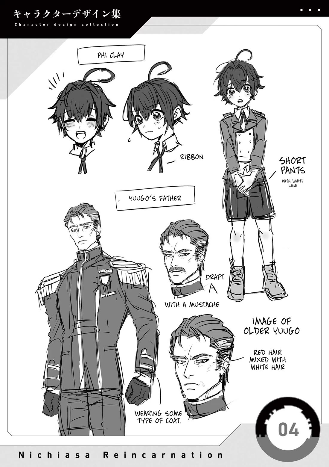 Regarding the Destruction of the Destruction Flag as a Result of a Nichiasa-Loving Otaku Being Reincarnated as a Villainous Student. Chapter 7.5 page 4 - Chapter 7.5: Extra: Character Design Collection