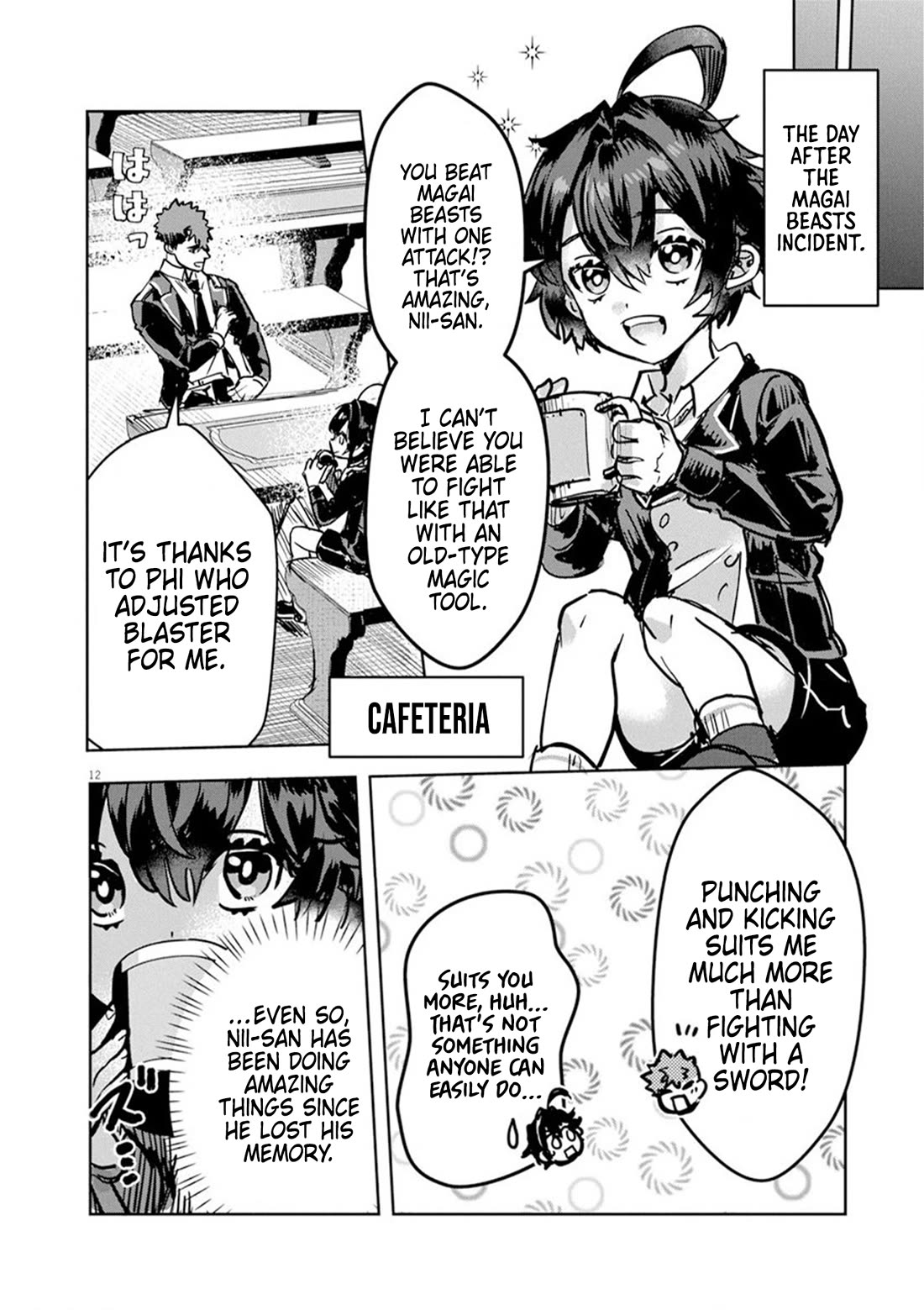 Regarding the Destruction of the Destruction Flag as a Result of a Nichiasa-Loving Otaku Being Reincarnated as a Villainous Student. Chapter 7 page 12 - Chapter 7: The Beginning of the Next Turmoil!