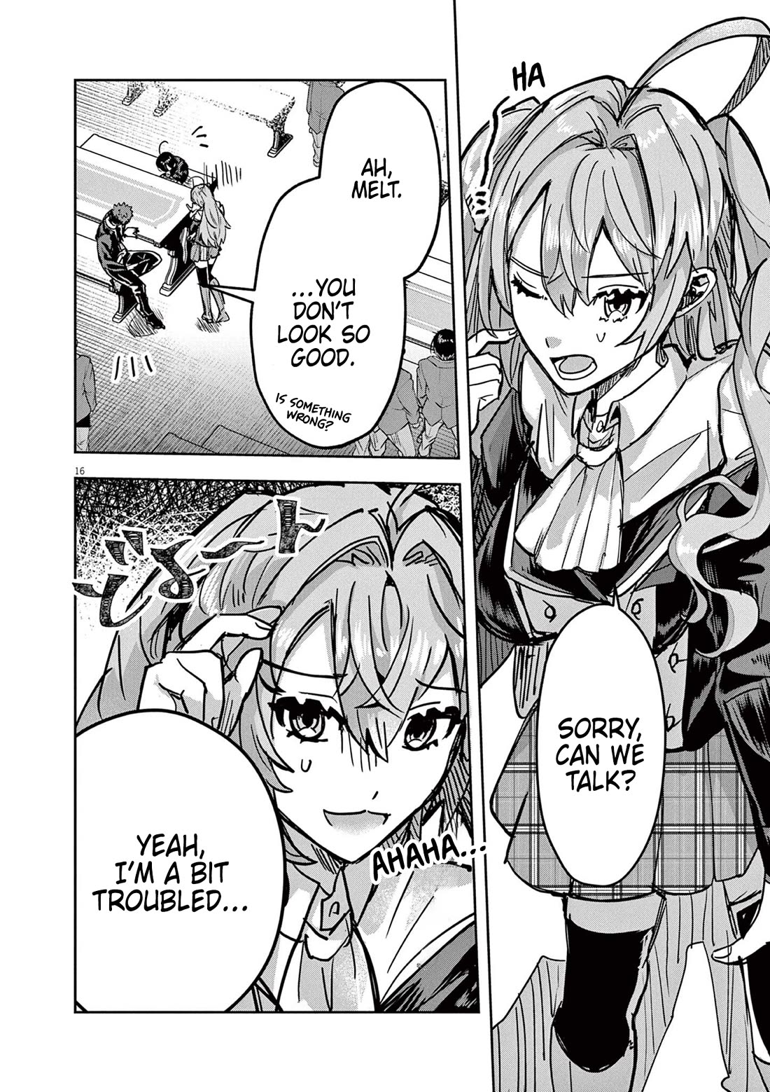 Regarding the Destruction of the Destruction Flag as a Result of a Nichiasa-Loving Otaku Being Reincarnated as a Villainous Student. Chapter 7 page 16 - Chapter 7: The Beginning of the Next Turmoil!