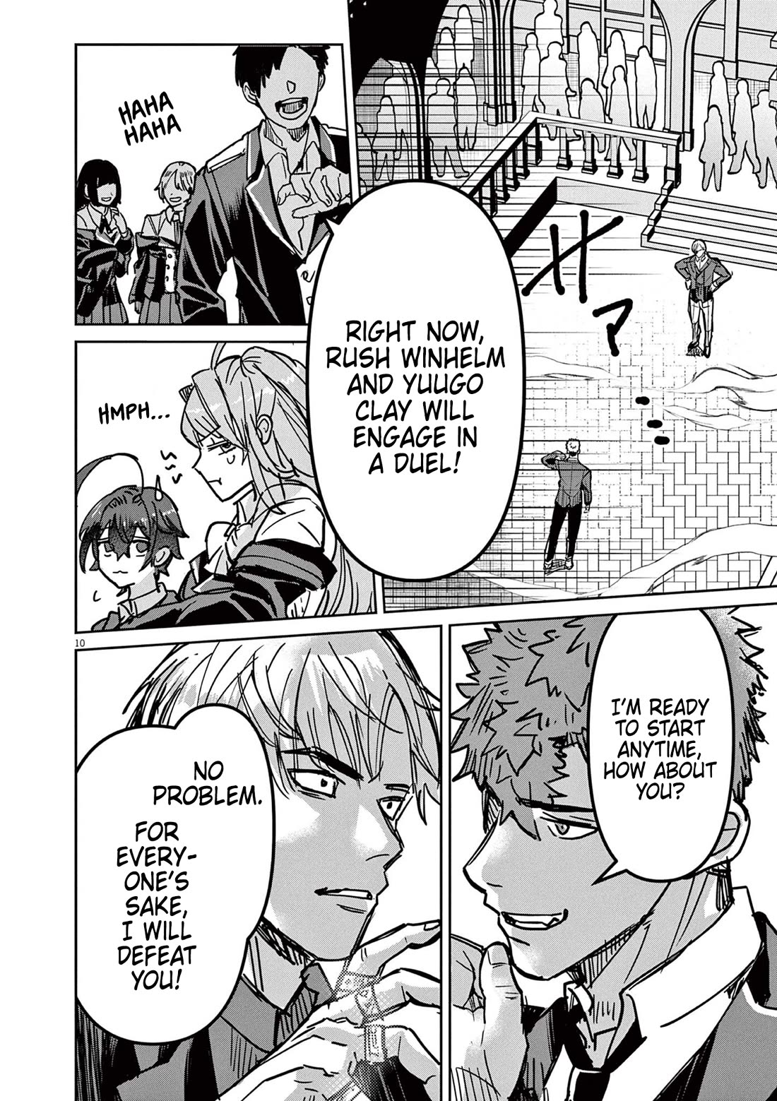 Regarding the Destruction of the Destruction Flag as a Result of a Nichiasa-Loving Otaku Being Reincarnated as a Villainous Student. Chapter 8 page 10 - Chapter 8: The Second Duel is Against a Hypocrite