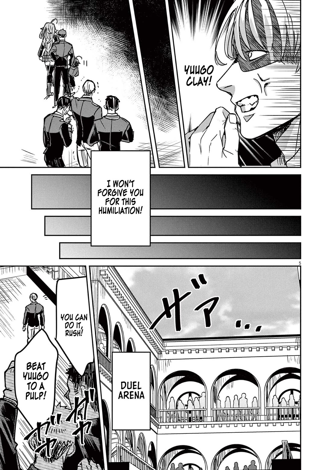 Regarding the Destruction of the Destruction Flag as a Result of a Nichiasa-Loving Otaku Being Reincarnated as a Villainous Student. Chapter 8 page 5 - Chapter 8: The Second Duel is Against a Hypocrite