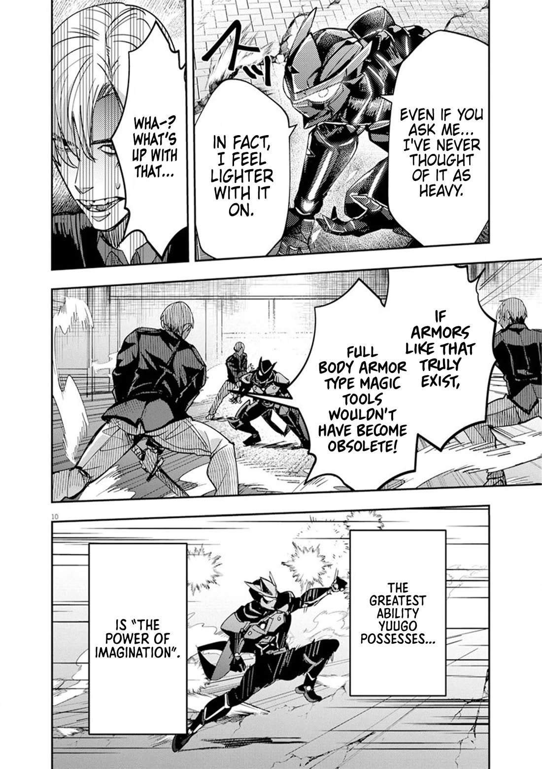 Regarding the Destruction of the Destruction Flag as a Result of a Nichiasa-Loving Otaku Being Reincarnated as a Villainous Student. Chapter 9 page 10 - Chapter 9: Gekigeki! My exciting fighting style!!