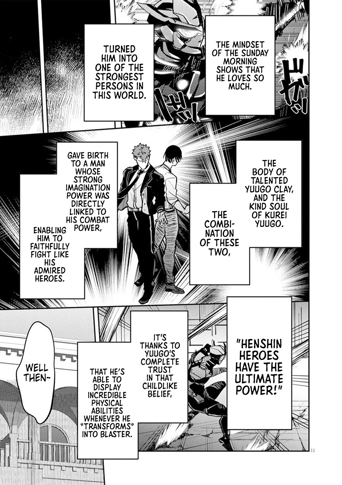 Regarding the Destruction of the Destruction Flag as a Result of a Nichiasa-Loving Otaku Being Reincarnated as a Villainous Student. Chapter 9 page 11 - Chapter 9: Gekigeki! My exciting fighting style!!
