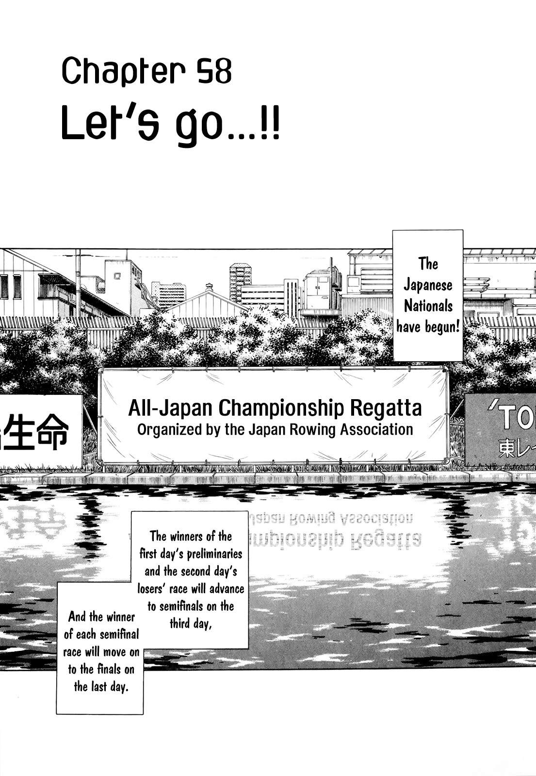 Regatta Chapter 58 page 1 - Chapter 58: Let's go!!