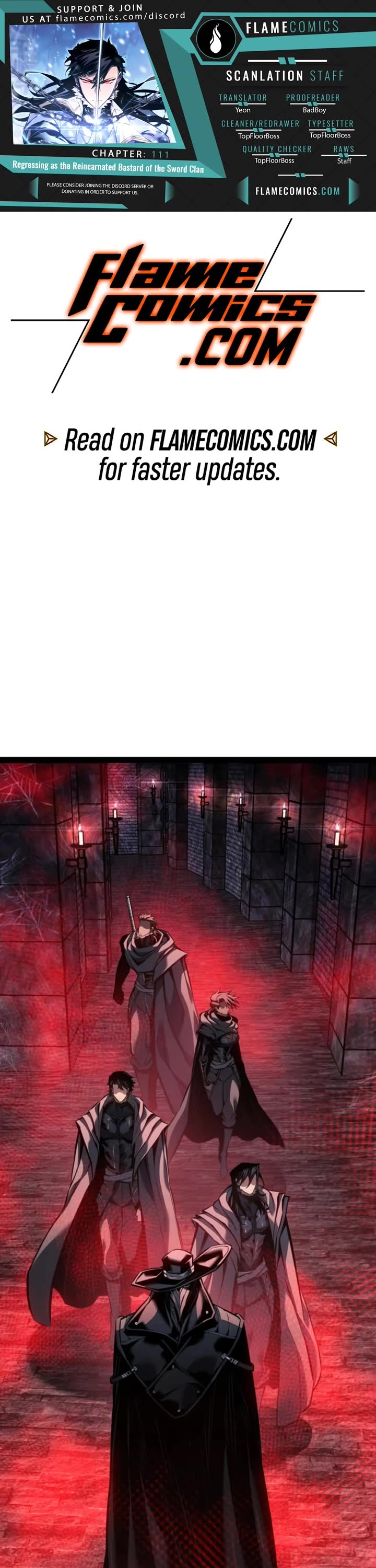 Regressing As The Reincarnated Bastard Of The Sword Clan Chapter 111 page 1 - Chapter 111