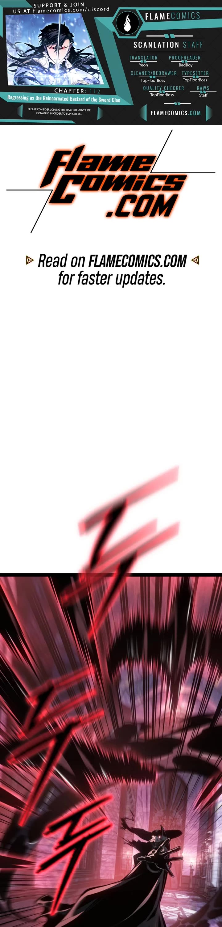 Regressing As The Reincarnated Bastard Of The Sword Clan Chapter 112 page 1 - Chapter 112