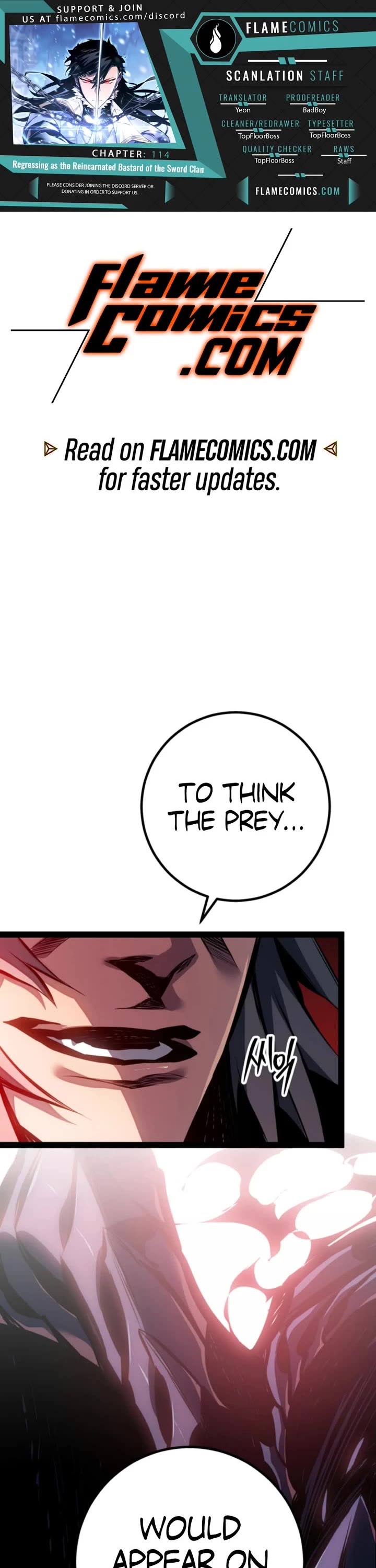 Regressing As The Reincarnated Bastard Of The Sword Clan Chapter 114 page 1 - Chapter 114