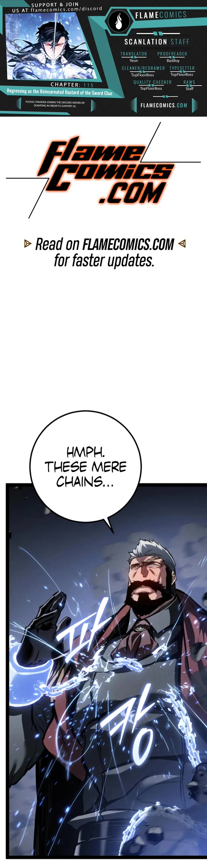 Regressing As The Reincarnated Bastard Of The Sword Clan Chapter 115 page 1 - Chapter 115