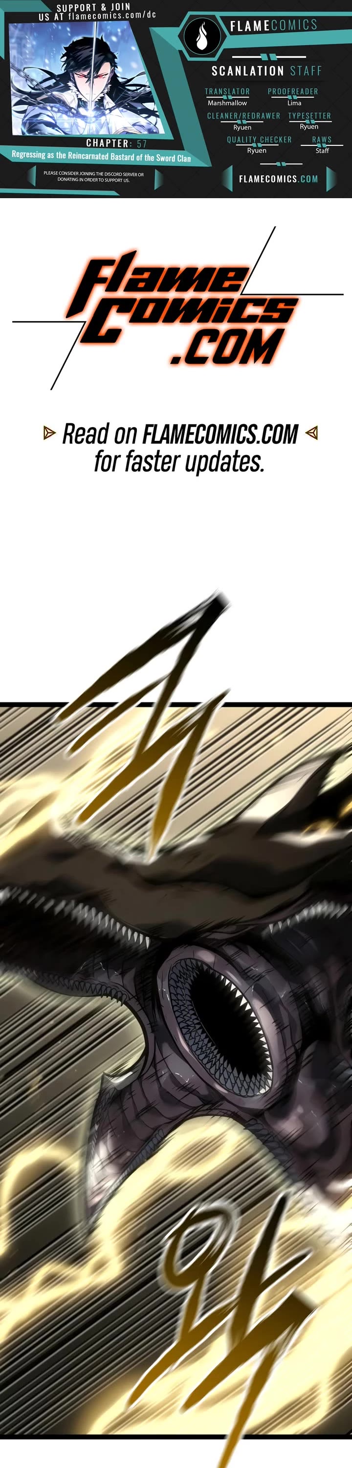 Regressing As The Reincarnated Bastard Of The Sword Clan Chapter 57 page 1 - Chapter 57