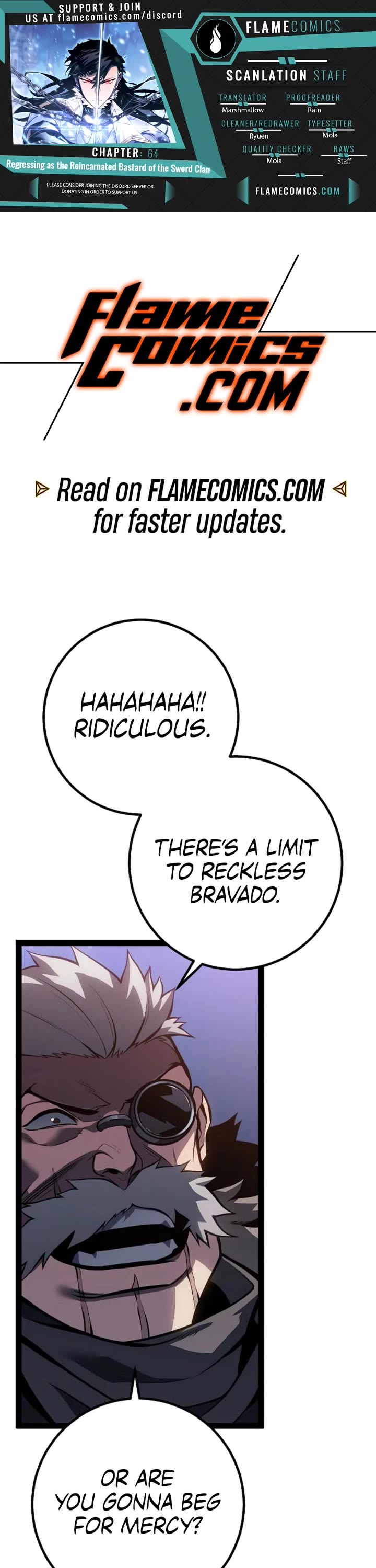 Regressing As The Reincarnated Bastard Of The Sword Clan Chapter 64 page 1 - Chapter 64